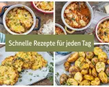 Leckere vegetarische Gerichte: Aufläufe, Bratlinge und Ofenkartoffeln. Schnelle Rezepte für jeden Tag.